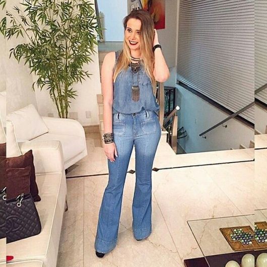 Female JEANS SHIRT: How to wear it and 38 beautiful models