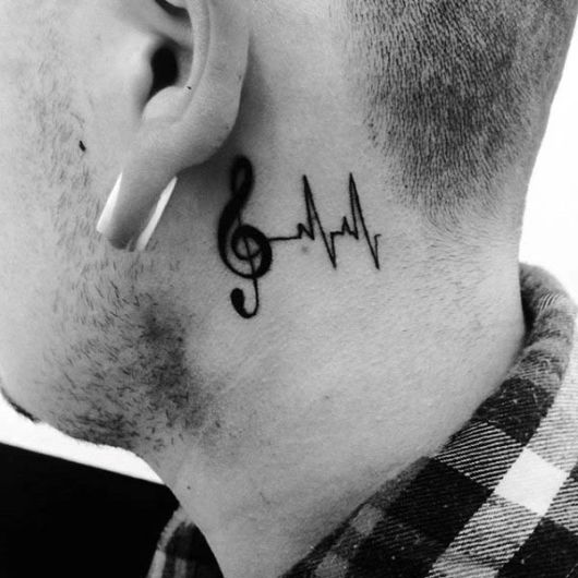 Men's neck tattoo – 80 fascinating ideas and designs!