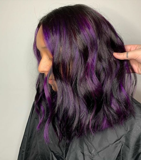Purple Mech in Hair: ¡+58 ideas y tonos maravillosos!
