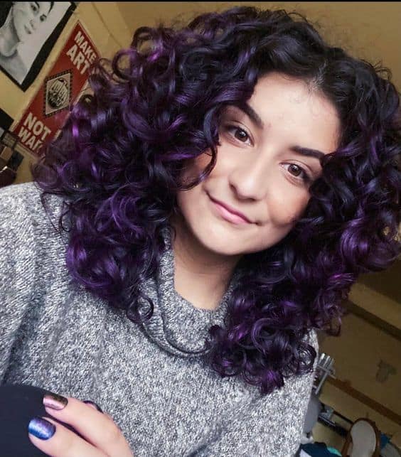Purple Mech in Hair: +58 Wonderful Ideas and Shades!