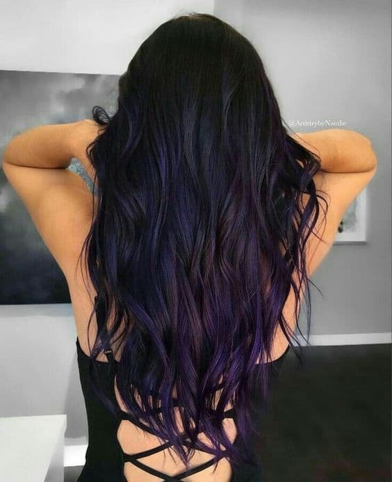 Purple Mech in Hair: +58 Wonderful Ideas and Shades!