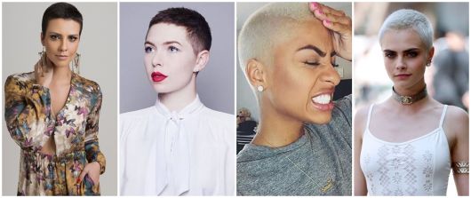 Cheveux rasés féminins – 44 femmes puissantes avec la coupe !