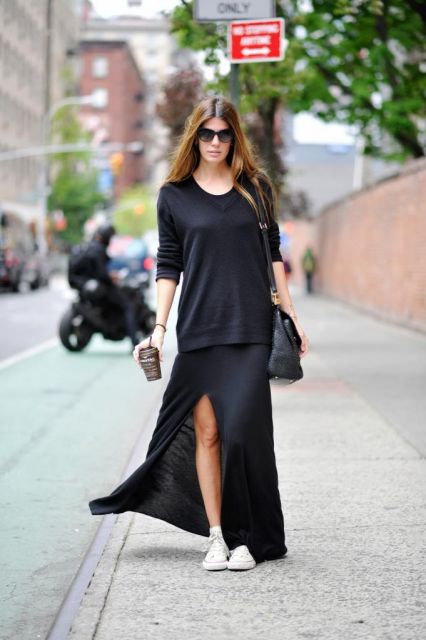 Dress with sneakers: does it match? How to use? Amazing photos and looks!