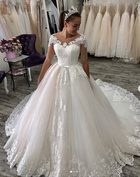 Vestido de novia princesa – ¿Cómo elegir? + 75 HERMOSAS ideas!