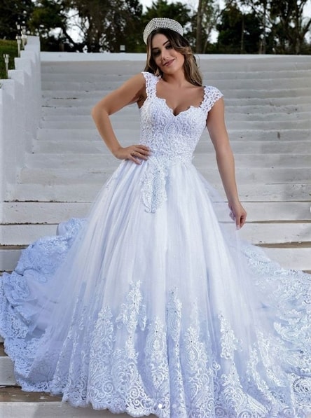 Vestido de novia princesa – ¿Cómo elegir? + 75 HERMOSAS ideas!