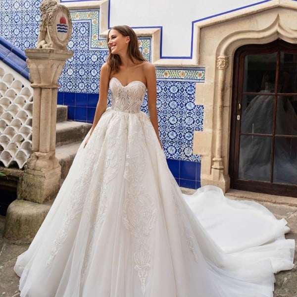 Vestido de novia princesa – ¿Cómo elegir? + 75 HERMOSAS ideas!