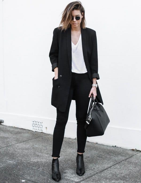 Blazer nero femminile: +70 look spettacolari da indossare!