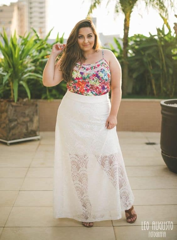 Plus Size Skirt: +44 Amazing Looks, Types and Models!
