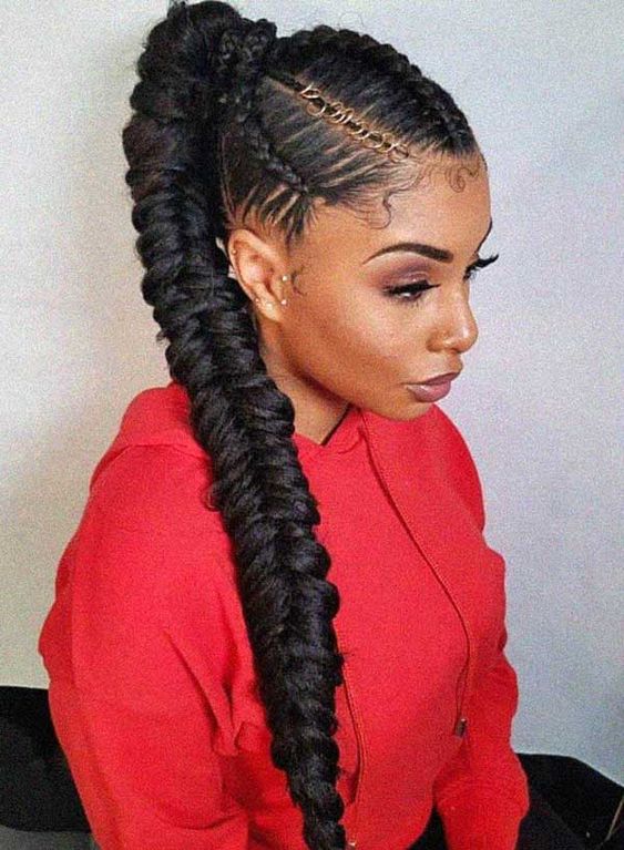 Ponytail with Braid – 58 Hairstyles w/ An Extra Charm!