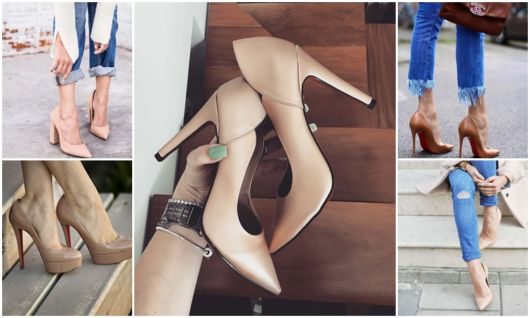 How to wear Scarpin Nude: 64 tips to combine divine looks!