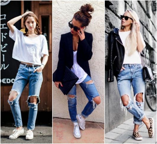 Ripped Knee Pants: Step by step and 100 cool looks!