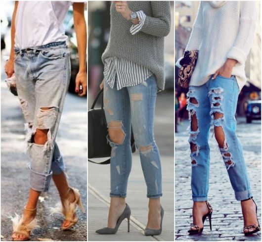 Ripped Knee Pants: Step by step and 100 cool looks!