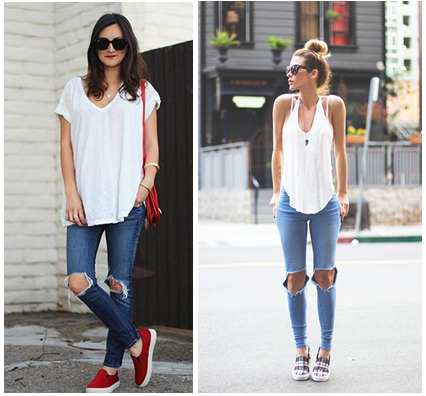 Ripped Knee Pants: Step by step and 100 cool looks!