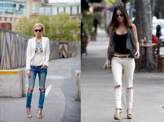 Ripped Knee Pants: Step by step and 100 cool looks!