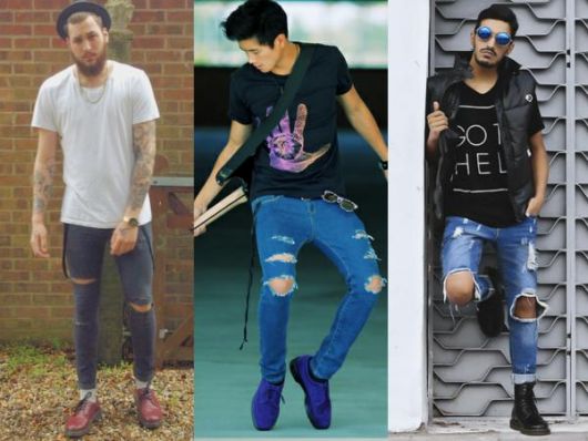 Ripped Knee Pants: Step by step and 100 cool looks!