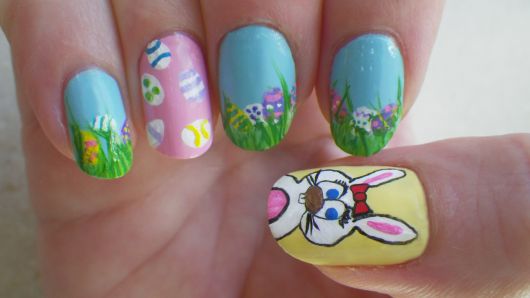 Decorated Easter Nails: Photos, Tips and Easy Models to Make!