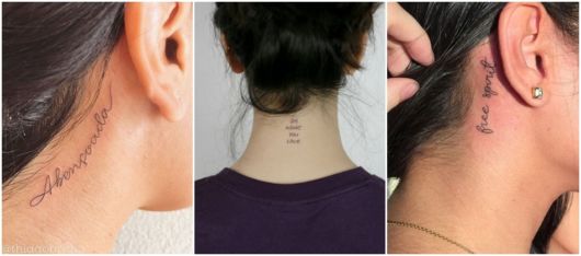 Tatuaggio sul collo femminile - 47 ispirazioni sbalorditive!