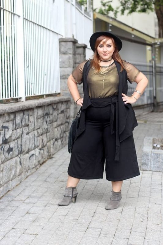 Plus Size Pantacourt Pants – How to Wear It? + 34 Beautiful Looks!