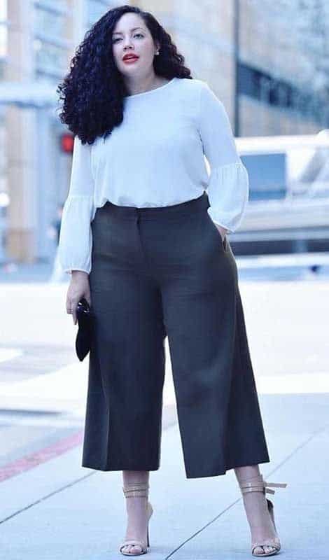 Plus Size Pantacourt Pants – How to Wear It? + 34 Beautiful Looks!