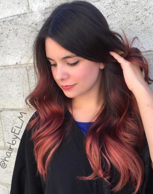 Ombré Hair in Brunettes – 73 Passionate Shades for Dark Hair!