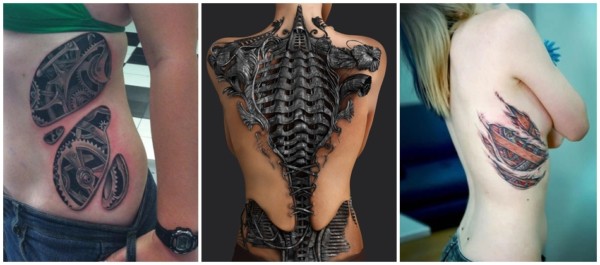 Tatuaje biomecánico【2022】» +47 Ideas geniales!