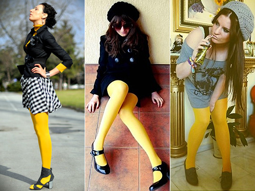 Colored tights: how to wear them, tips and tricks