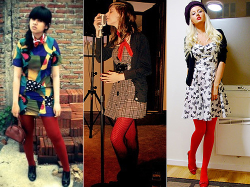 Colored tights: how to wear them, tips and tricks