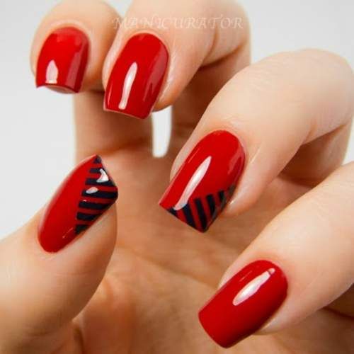 Ongles décorés rouges - 50 styles parfaits et étape par étape !