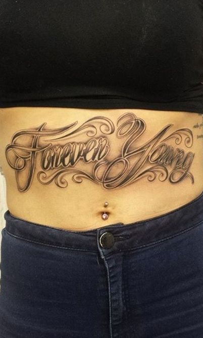 Tatuaggio ventre femminile » + 60 Idee e belle foto!