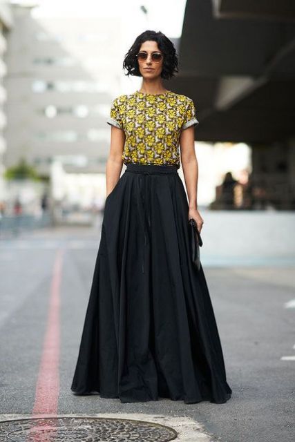 LOOKS WITH LONG SKIRT: 60 photos and tips!