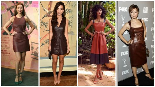 Leather dress: how to wear it? 60 looks and model inspirations!