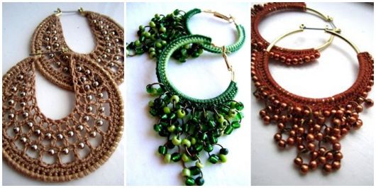 Boucles d'oreilles au crochet : 52 modèles magnifiques + graphiques étape par étape.