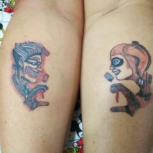 ARLEQUINA Tattoo: +70 Impresionantes Ideas y Tatuajes!