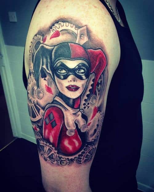 ARLEQUINA Tattoo: +70 Impresionantes Ideas y Tatuajes!