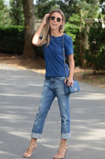 Blusa de jeans: ¡cómo usarla con 62 hermosos looks y maravillosos consejos!