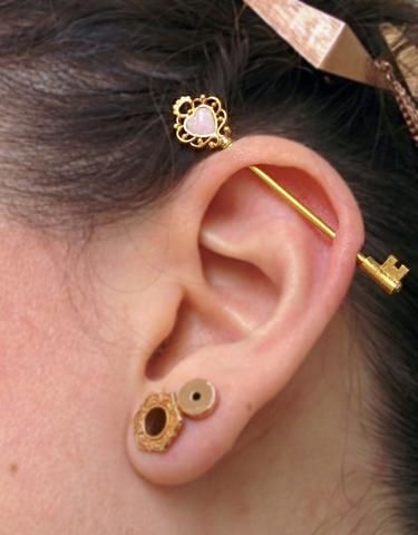 Piercing de oreja transversal: ¡30 modelos para inspirarte!