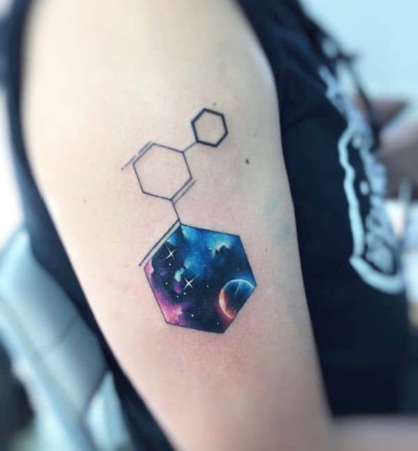 Univers / Galaxy Tattoo – 40 idées belles et inspirantes !