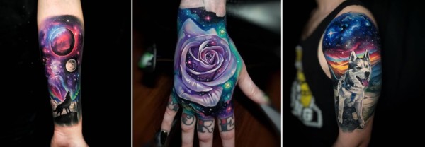 Univers / Galaxy Tattoo – 40 idées belles et inspirantes !