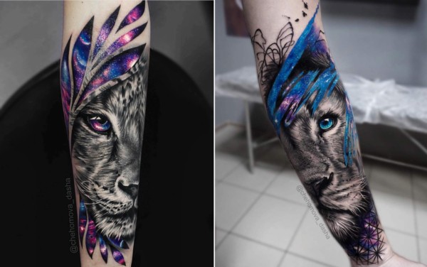 Univers / Galaxy Tattoo – 40 idées belles et inspirantes !