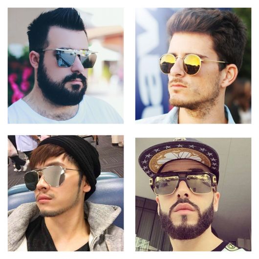 Men's Mirror Glasses – How to Use & 70 Models Full of Style!