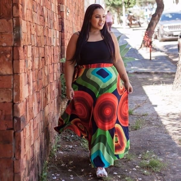 Plus Size Long Skirt: +60 Beautiful Models to Wear!