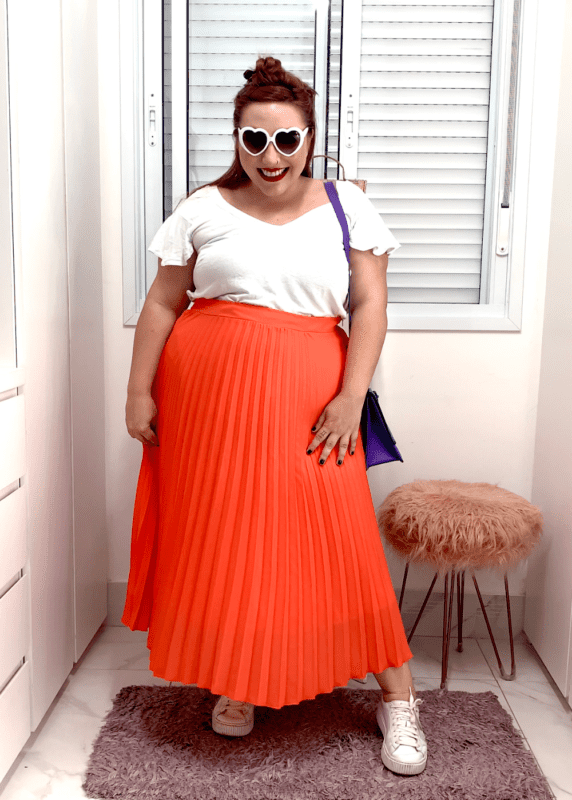 Plus Size Long Skirt: +60 Beautiful Models to Wear!