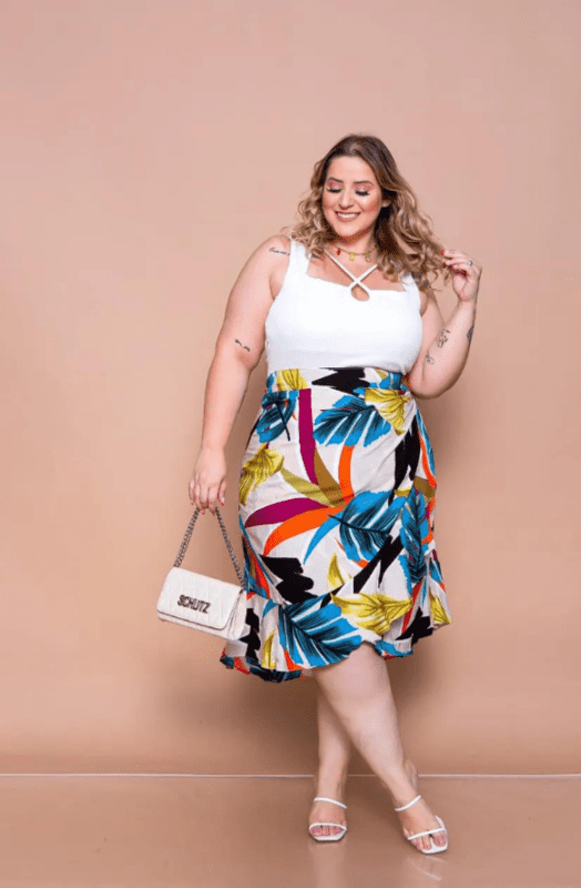 Plus Size Long Skirt: +60 Beautiful Models to Wear!