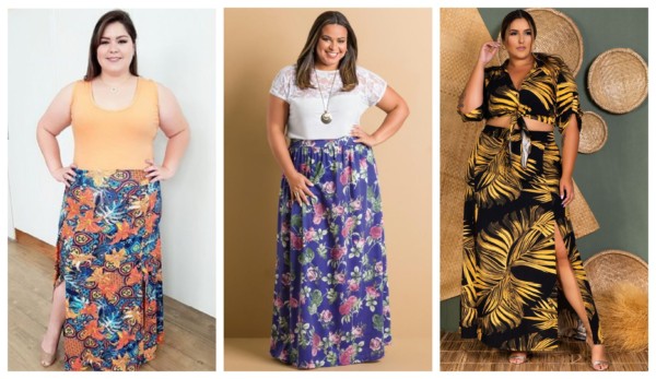 Plus Size Long Skirt: +60 Beautiful Models to Wear!