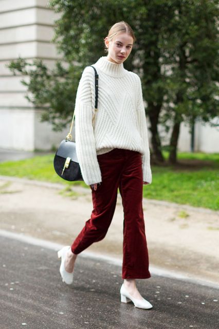 Come indossare i pantaloni di velluto: 44 fantastici stili e consigli di look!