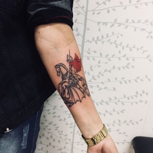 Saint George Tattoo – 75 beautiful ideas for you to be inspired!