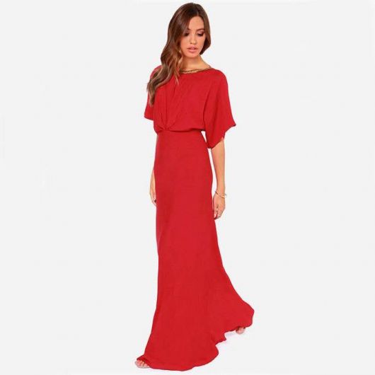 LONGUE ROBE ROUGE : 50 modèles et comment la porter !