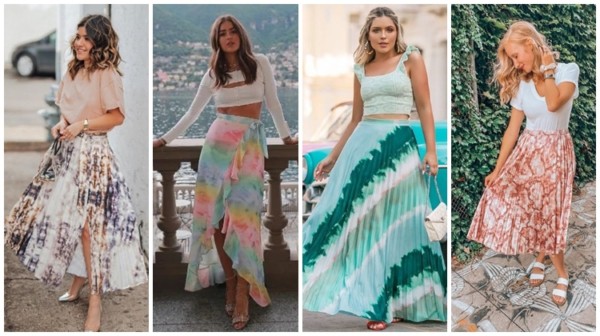 Falda Tie-Dye – Cómo Usar + 29 ¡Sensacionales Looks!【2022】