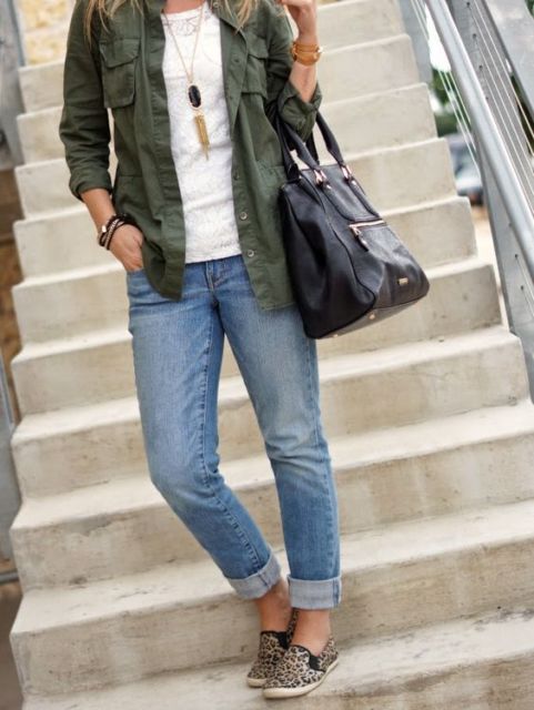 Women's Military Shirt – How to Wear it & 41 Super Stylish Looks!