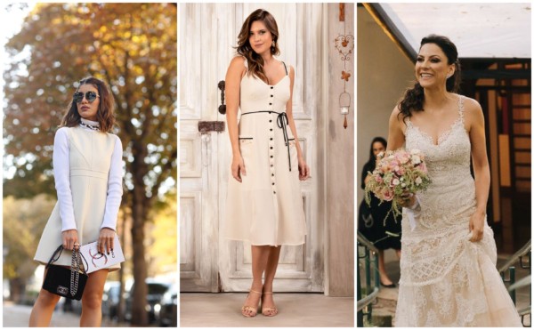 Off-white dress: 50 beautiful and romantic models to wear!